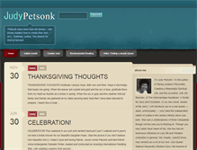 Tablet Screenshot of judypetsonk.com